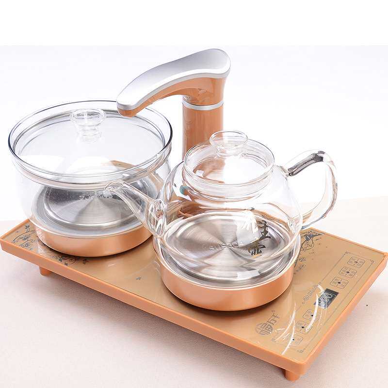 D06全自动四合一茶具茶盘养生烧水壶热水壶家用烧水壶保温套装