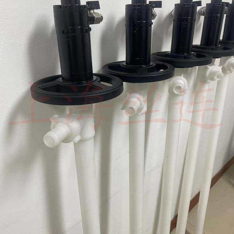 HD-A1+PPHT-1000HP气动油桶泵耐腐蚀插桶泵工程塑料防爆抽液泵