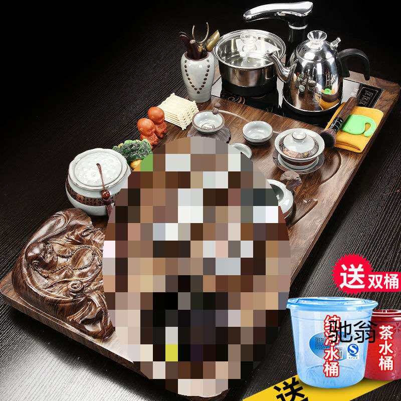 家用全自动电磁炉烧水壶一体茶盘茶具套装客厅泡茶台整套茶海