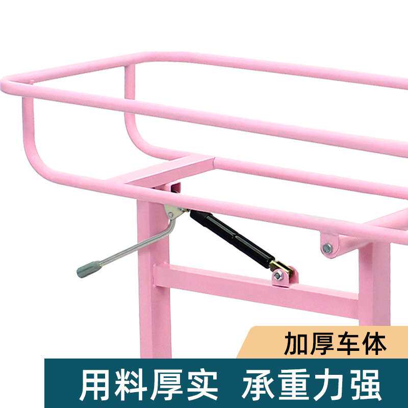 不锈钢婴儿床月子中心婴儿车可倾斜防呛奶婴儿专用床家用婴儿车