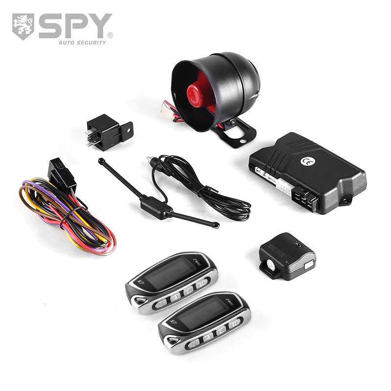 alarm car system 1500米远距离汽车专用遥控一键启动防盗器液晶