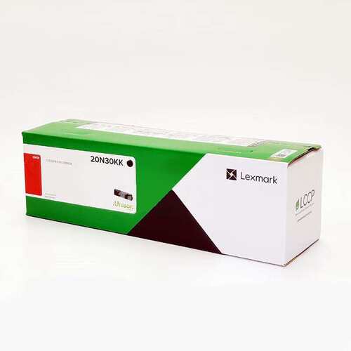 原装利盟CS439dn粉盒 银行柜台机专用硒鼓20N30KK黑色彩色碳粉盒