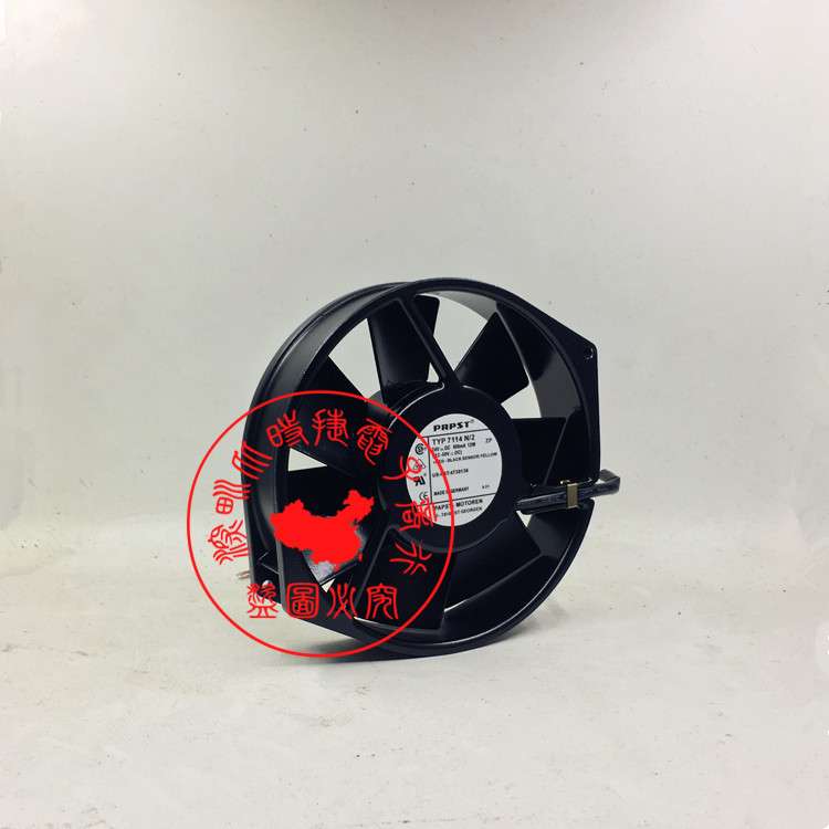 原装ebmpapst 7114N/2 24V 12W 500mA 15038MM三线全金属散热风扇