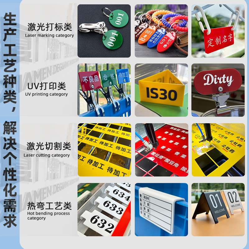 A4多层透明亚克力资料架设备点检表报表箱收纳盒挂式文件展示架