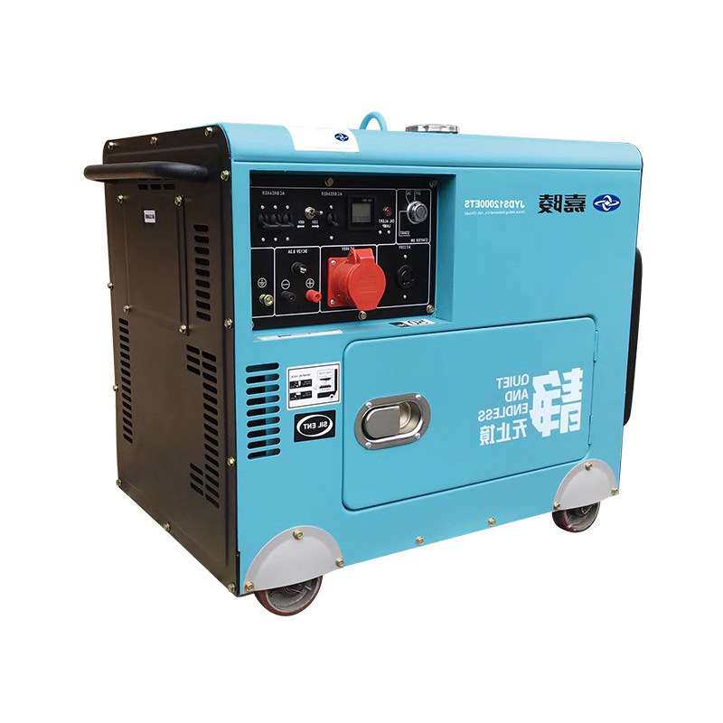 嘉陵柴油静音发电机组5千瓦8kw10kw12kw单相三相等功率便携带轮