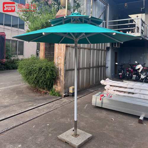 户外遮阳伞大型室外太阳伞摆摊中柱伞阳台花园别墅岗亭桌椅庭院伞