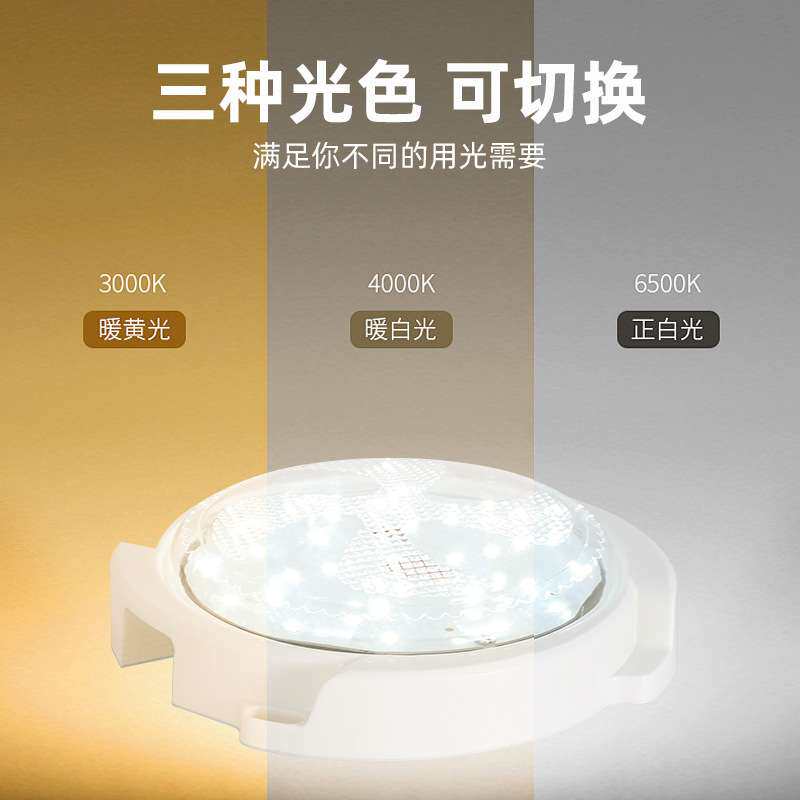 新款太阳能吸顶灯家用灯室内室外阳台LED 照明光控感应款一拖多灯