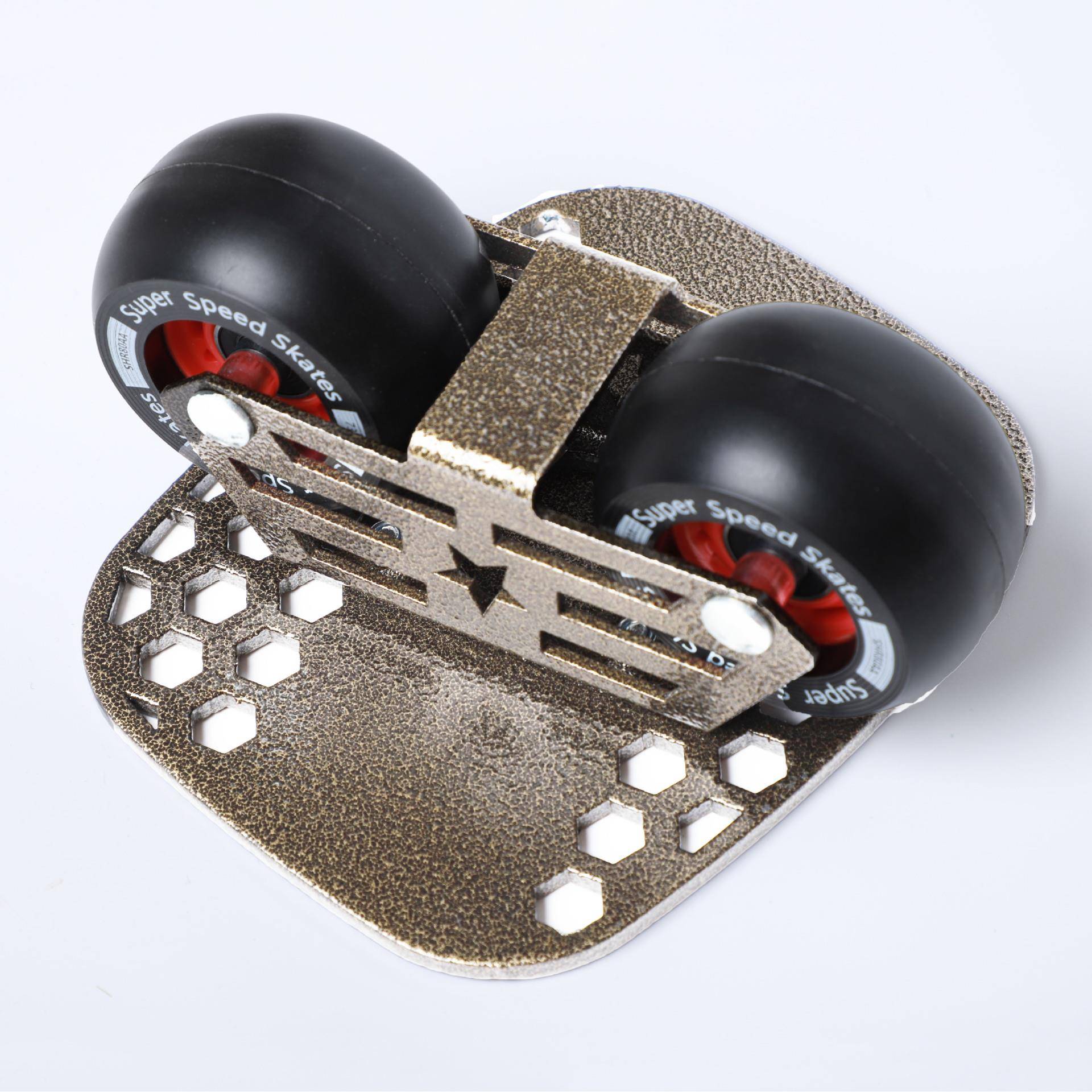 漂移板分体滑板铝合金大板蜂窝减重freeskates