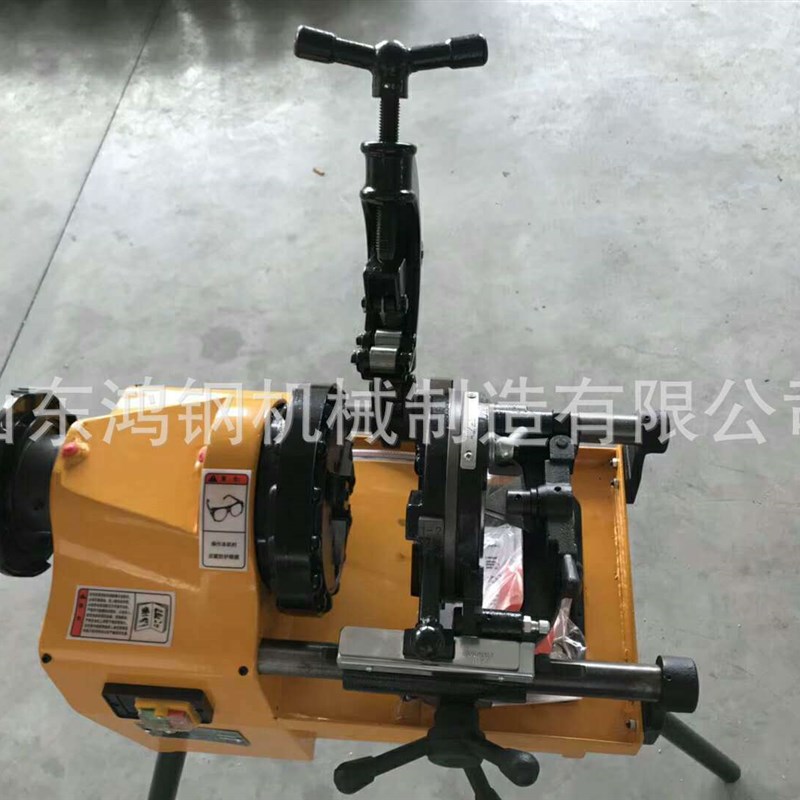 水管电管内孔倒角套丝机s 小型气管电动切断机 外螺纹管子制作机
