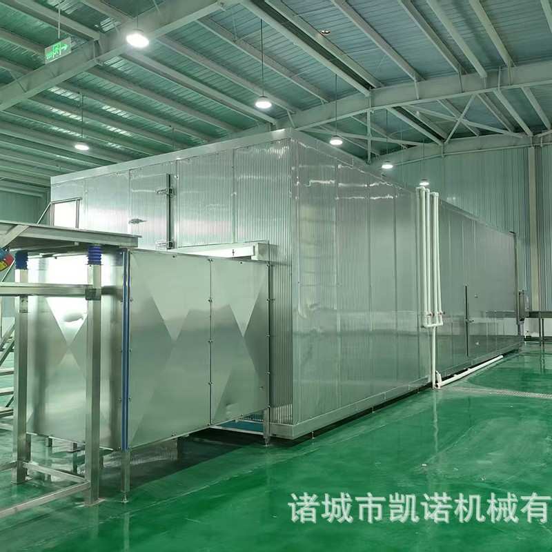 蛋挞隧道式速冻机 披萨速冻设备 薯条速冻流水线