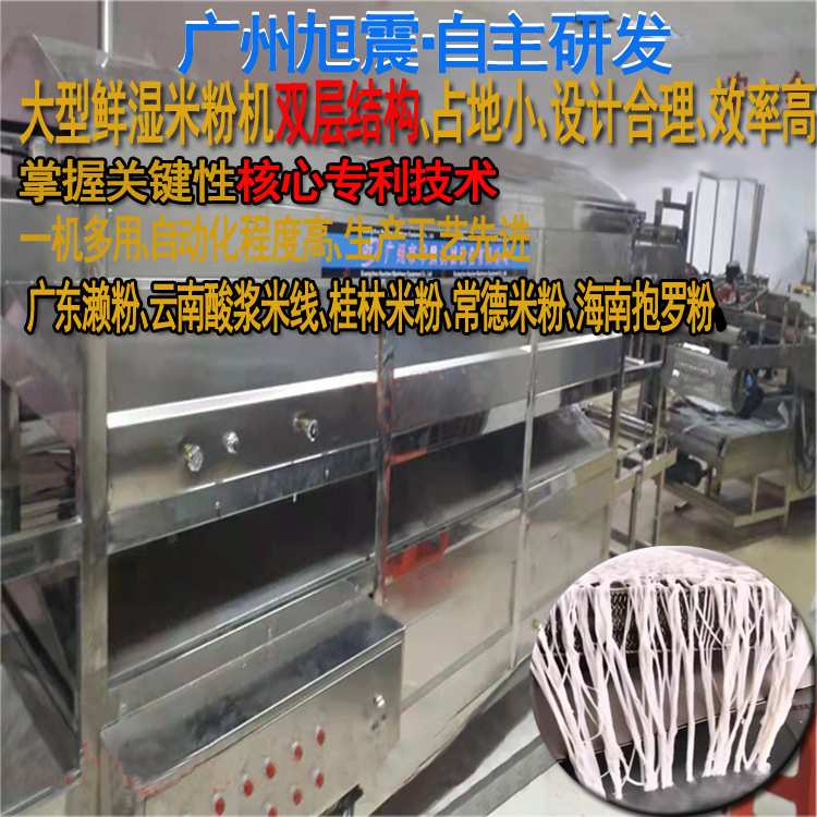 鲜湿米粉机 云南水洗鲜米线机商用可根据客户要求做粉条生产线