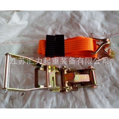 板车常用捆绑器2寸3米，货车捆绑带 5cm*3.5m 收紧带