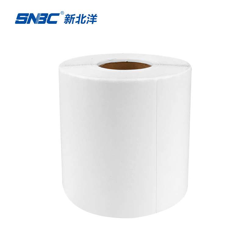 新北洋标签机打印热敏标签纸铜版纸服装吊牌入仓码贴纸仓库专用纸