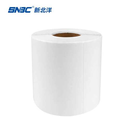 新北洋标签机打印热敏标签纸铜版纸服装吊牌入仓码贴纸仓库专用纸
