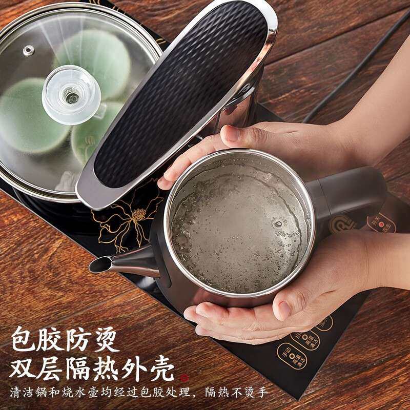 容声全自动上水壶电热烧水壶家用不锈钢智能抽水式一体电茶炉套装