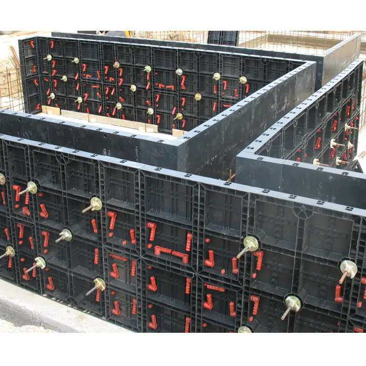 模板水沟建筑塑料四方出口abs墙体塑钢模板模具现浇方柱混凝土