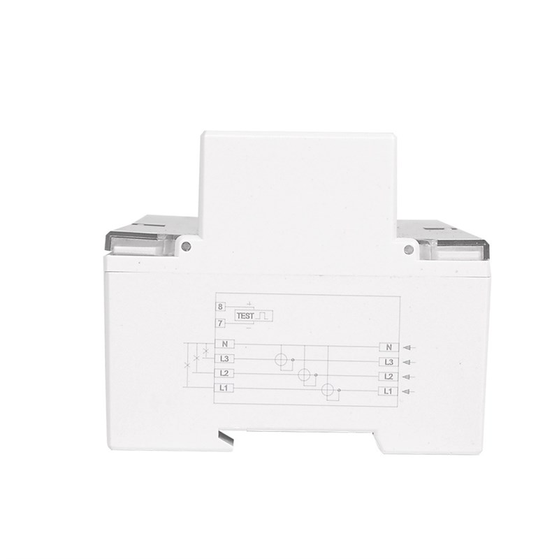 DDS576 三相液晶显示家用380V 导轨式电度表7P电能表 5(100)A