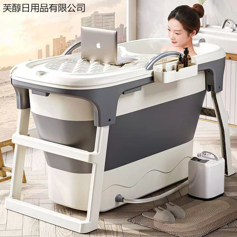 可折叠泡澡桶大人全身洗澡桶儿童沐浴筒家用大号汗蒸浴盆浴保温新