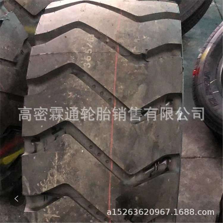 现货运梁机355/65R18前进工程机械矿用自卸车轮胎 大波浪花纹E-3