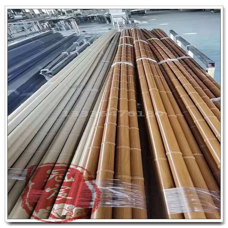 不锈钢竹节管青绿色玫瑰金 木纹 古铜色景区装饰护栏制品