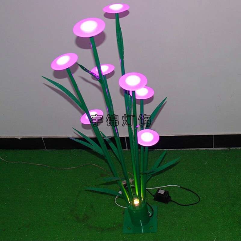 防水亚克力草坪LED发光芦苇灯 飞蝶芦苇灯 插地户外广场景观灯
