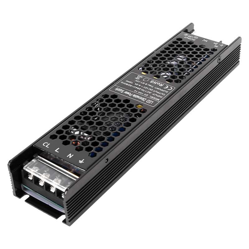 0-10V可控硅调光开关电源led灯条灯带箱100W恒压12V24V驱动变压器