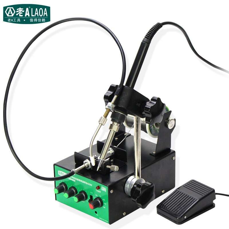 老A LA814060 半自动送锡控温焊台恒温电烙铁电焊台 60W