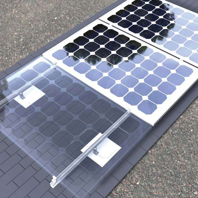 厦门公司斜屋顶沥青瓦屋面光伏板支撑支架 太阳能铝合金支架