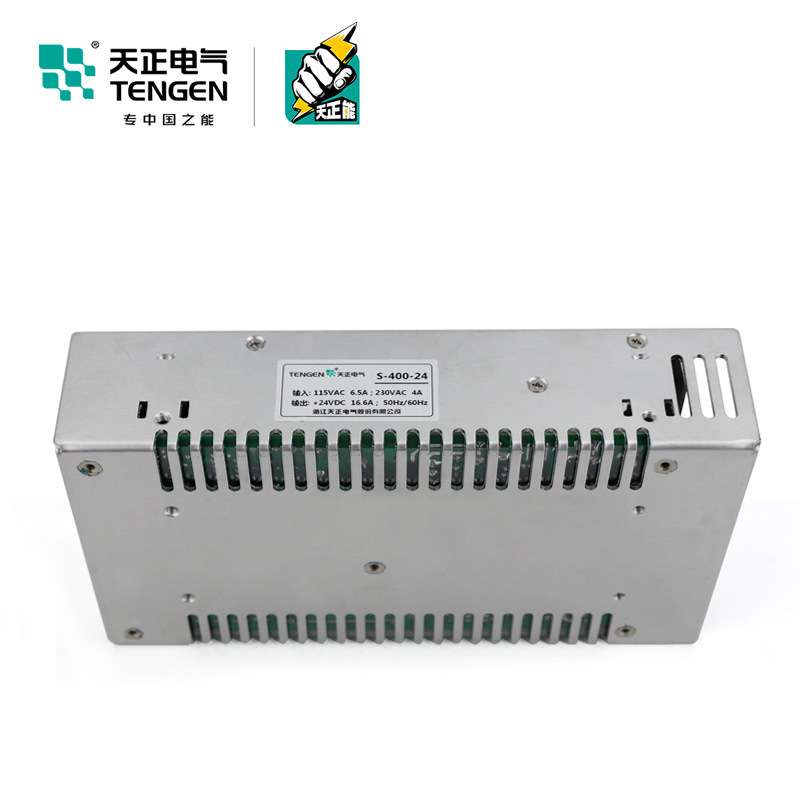 TENGEN天正电气S-400-24V开关电源W直流变压器LED监控电源16.6A