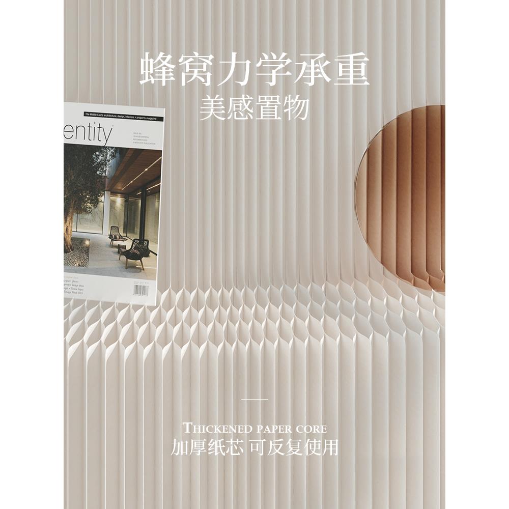 十八纸屏风隔断置物架办公室客厅可折叠移动玄关挡板隔板餐厅围栏