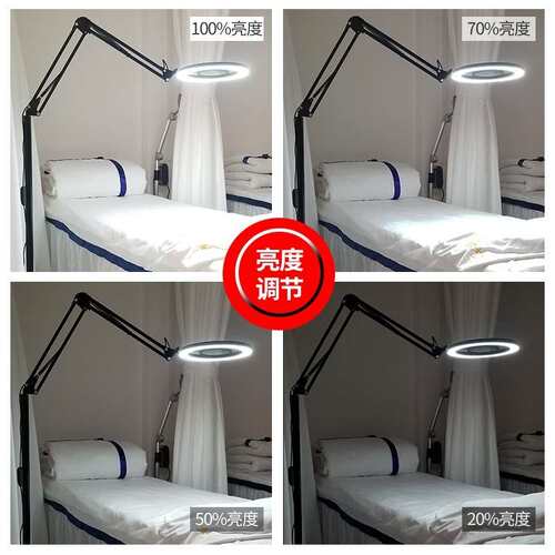 纹绣灯灯美甲美睫纹眉落地110VLED照脸祛斑痘纹身工作灯工厂
