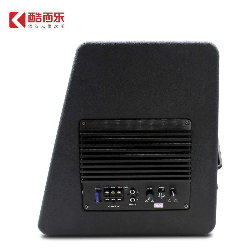 厂家直销酷而乐大功率超重车载音响改装音箱有源10寸汽车低音炮