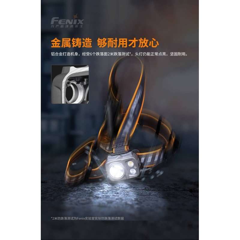 Fenix菲尼克斯 HP25R V2.0户外头灯长续航聚泛强光充电工业作业灯