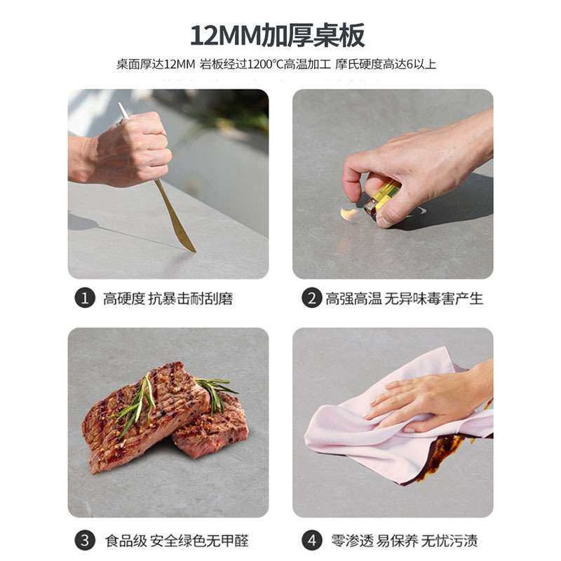 北欧户外家具藤椅组合民宿塑木休闲家具阳台花园庭院露天藤编桌