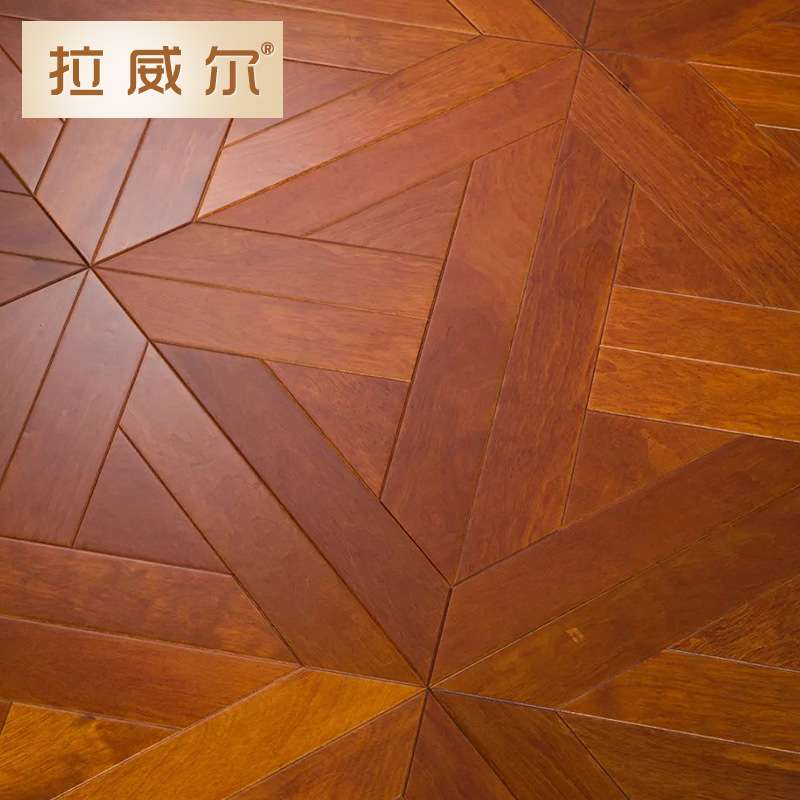 热销艺术拼花复合地板家用中式个性卧室复古多层浮雕凡尔赛厂家