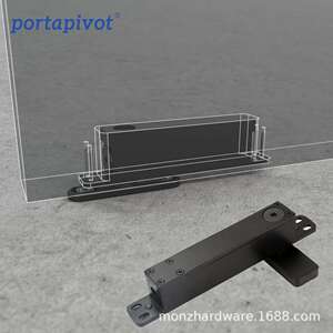 portapivot精铸304气弹簧免开槽偏轴门中轴门360旋转木门地弹簧