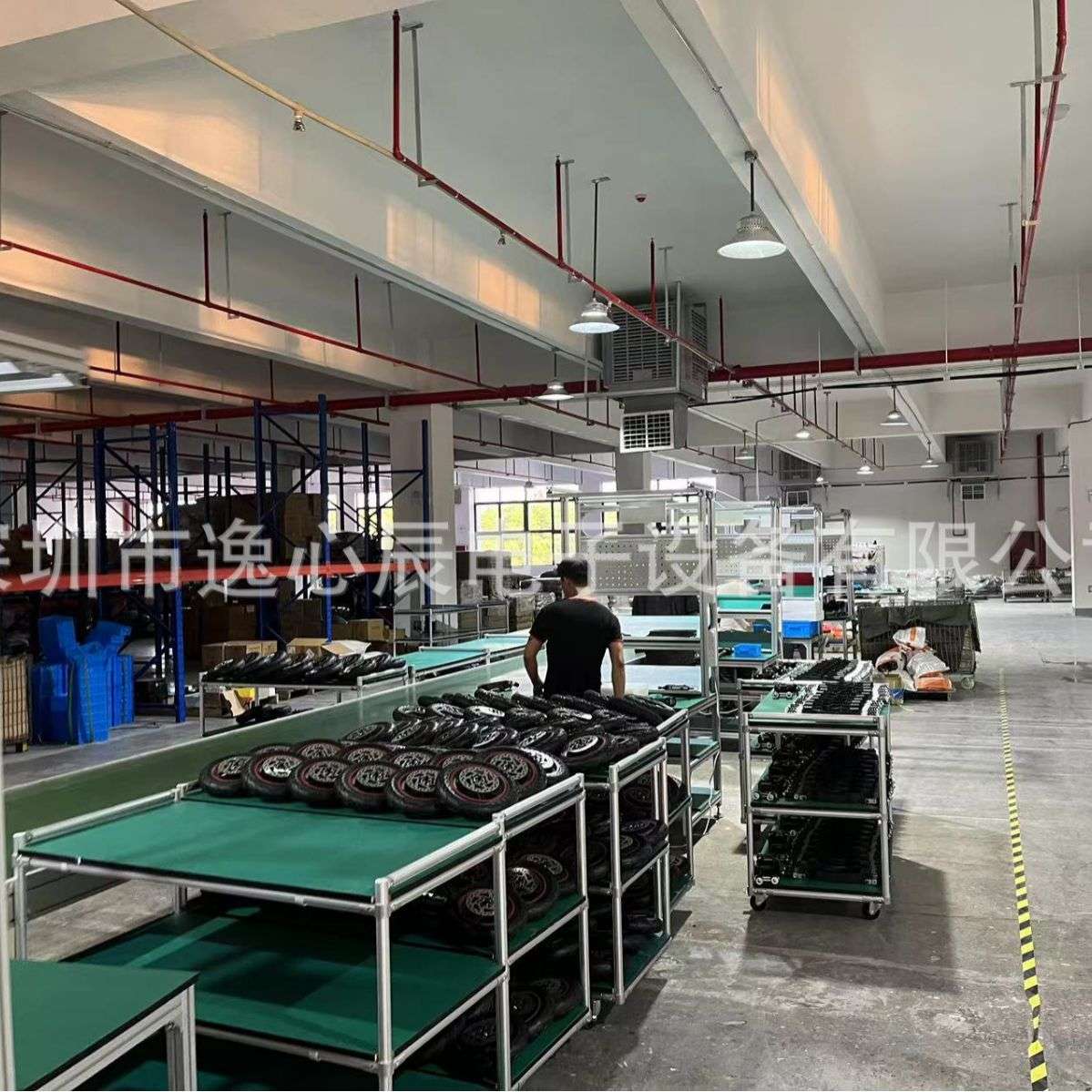 苏州直销减震电动滑板车总装流水线设备全自动多工位定点定位