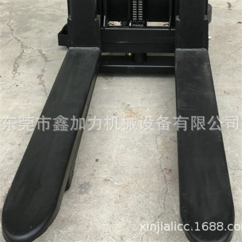 新款半电动堆高机 电动1.5T升降叉车 I半电动升高车手推电升堆高