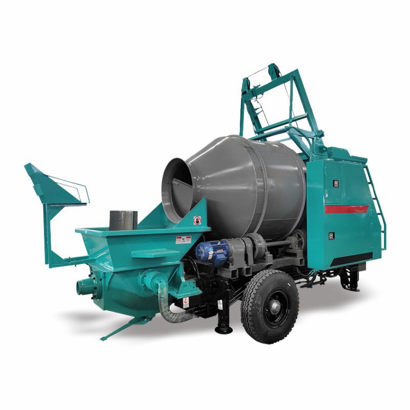 小型滚筒搅拌拖泵骨料40mm350m