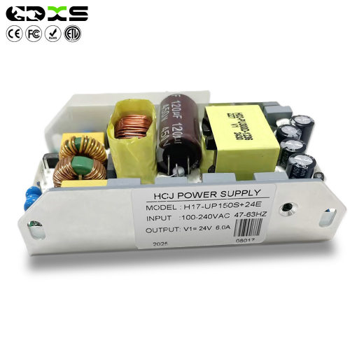 150W工业设备带24V6A 带PFC开关电源U型舞台灯光电源 CE FCC ROHS