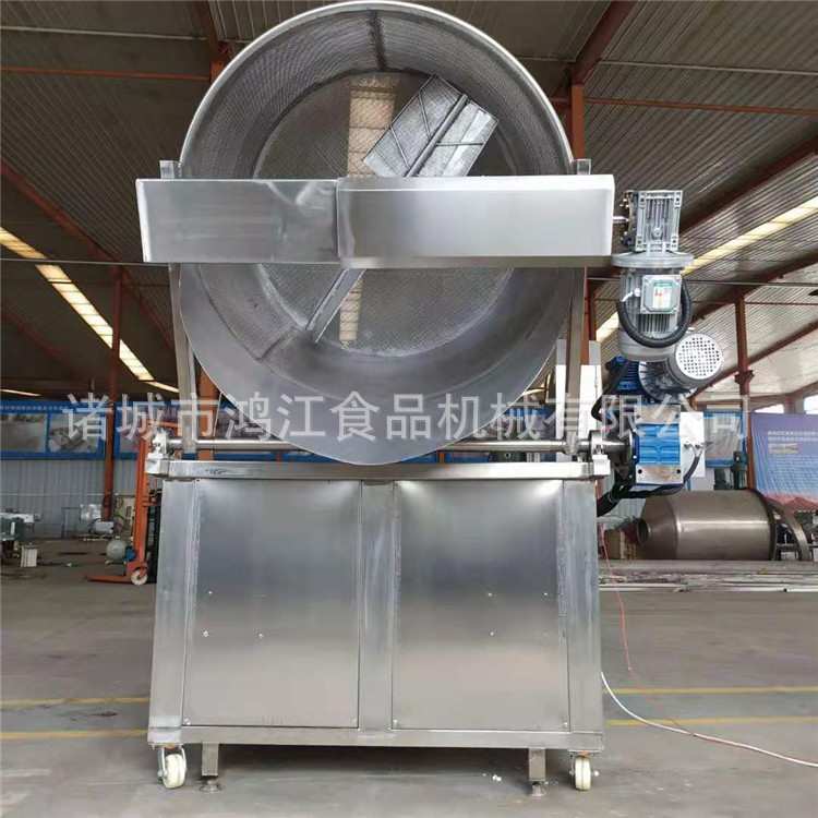肉制品油炸设备 无骨鸡柳自动翻锅油炸机 麻叶油炸锅商用电加热