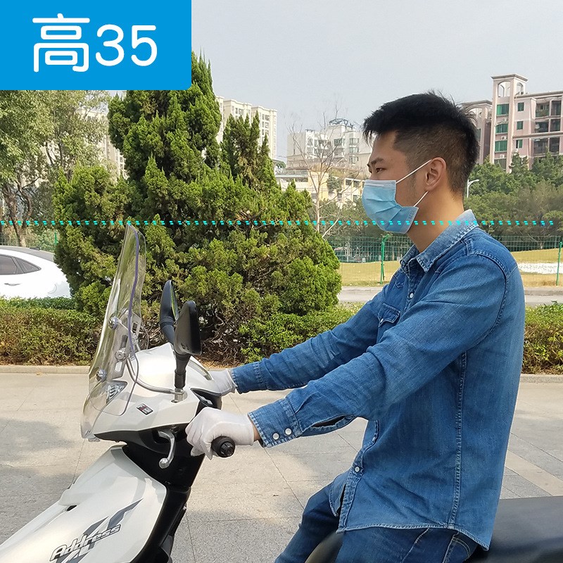 肌车狼 b 适用光阳劲丽CK110T风挡挡风玻璃前风挡板挡风板改装配