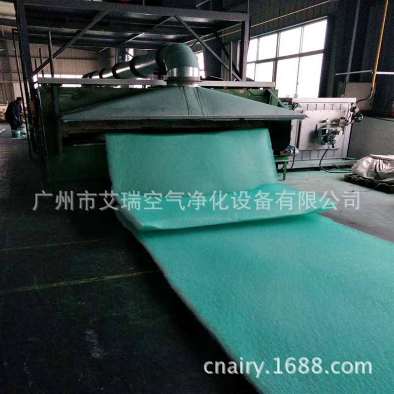 G4漆雾过滤棉绿白p玻璃纤维漆雾毡地棉阻漆网油漆过滤棉