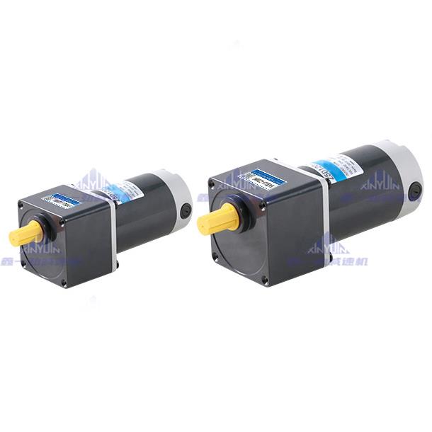 NMRV050蜗轮蜗杆减速机带电机48V24V12V500W800W减速器直流静音