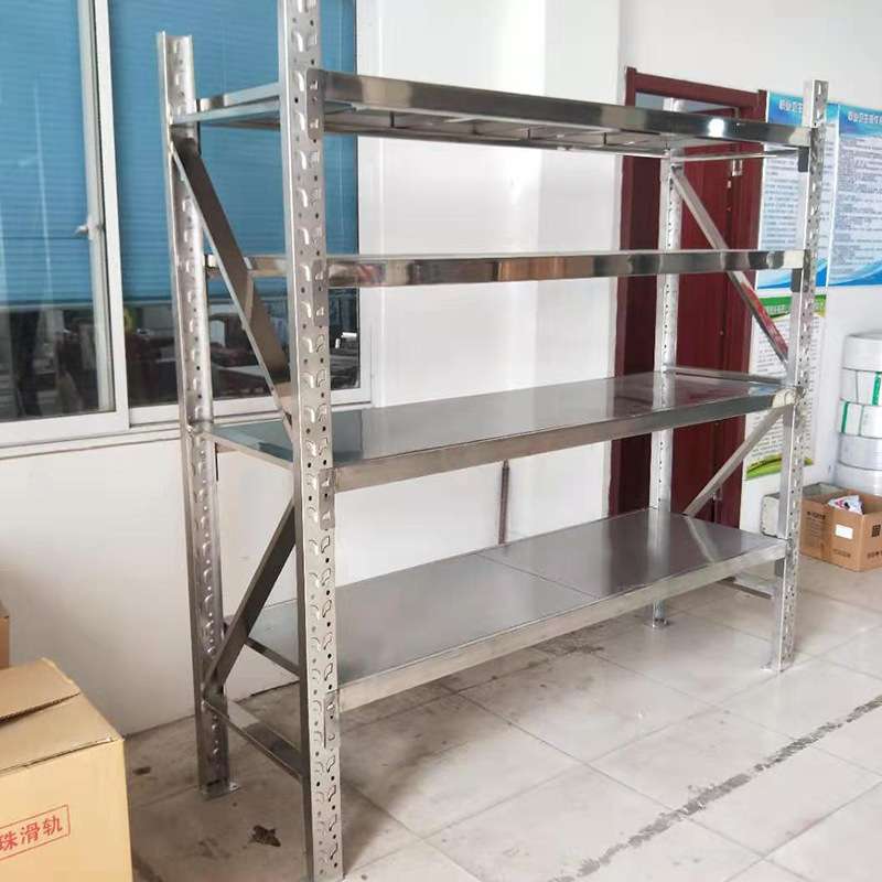304不锈钢仓储货架超市家用货架展示架 厨房冷库地下室重型货架