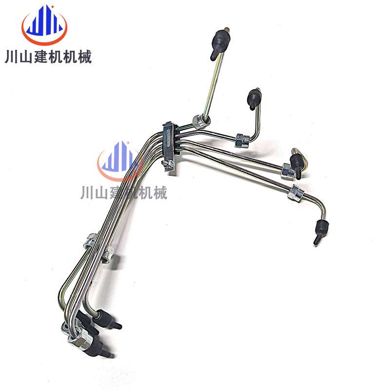 挖掘机徐工XE80高压油管康明斯B3.3发动机柴油管回油管夹子配件
