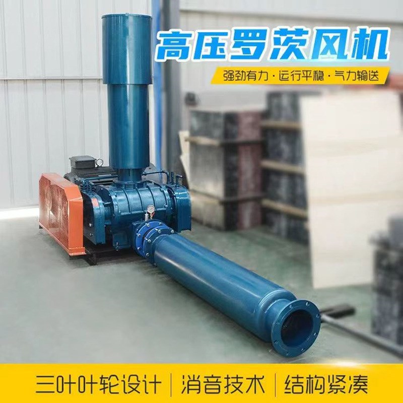 焚烧炉配套排烟除尘罗茨v风机排量大引风助燃炉窑鼓风机