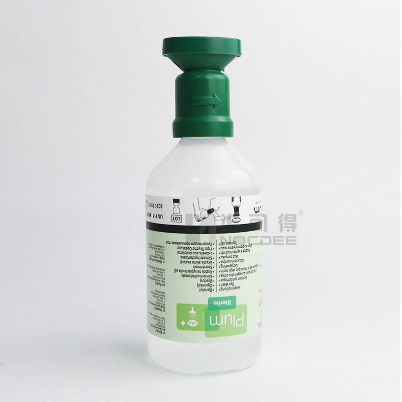 丹麦PLUM眼睛皮肤应急t冲洗液 清洁防护洗眼水500ml洗眼器