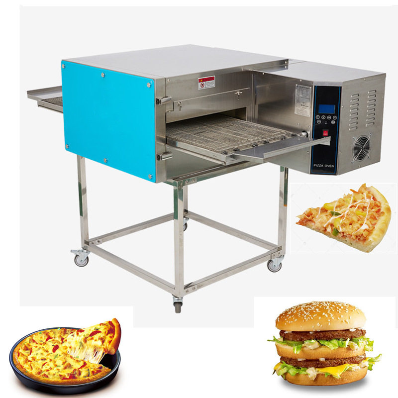 履带式披萨炉链条式比萨炉电热商用pizza烤箱数显自动烘烤炉