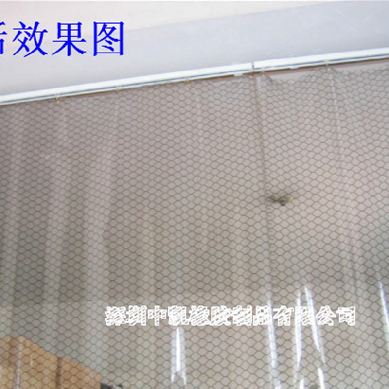 厂价直销透明网格防静电PuVC门帘 安全环保 静电无尘车间挂帘用